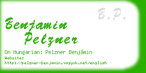 benjamin pelzner business card